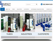 Tablet Screenshot of impacttubes.com
